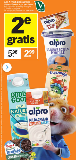 Albert Heijn Hamsterweken veel producten de 2de gratis