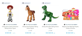 25% korting op geselecteerde artikelen met deze shopDisney kortingscode