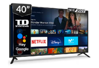 Television 40" TD Systems R40GLE17X Full HD, Smart TV, Inteligencia Artificial, Google Assistant por 189.05€