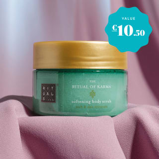 The ‘Ritual of Karma’ Box voor 29,99 euro ( 2 stuks voor 47,92 euro met nieuwsbriefkorting )