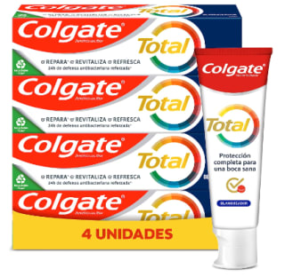 Pack x4 Colgate Total Blanqueador x75ml por 5.76€