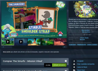 Juego Los Pitufos - Operación Vilhoja por 1,99€