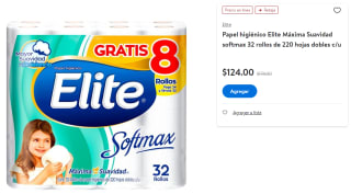 Papel Higiénico Elite Softmax a $124 en Walmart