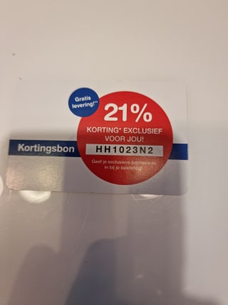 21% korting op de site van Farmaline