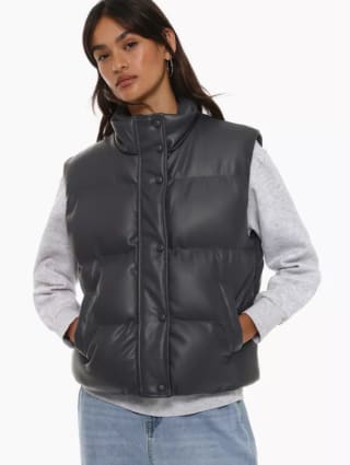 Chaleco acolchado oversize efecto piel para Mujer por 9.99€