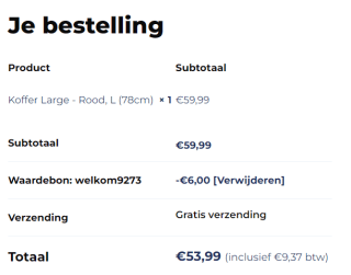 Princess Traveller Grenada- Large - rood of zwart voor €53,99 dmv code bij Princesstraveller