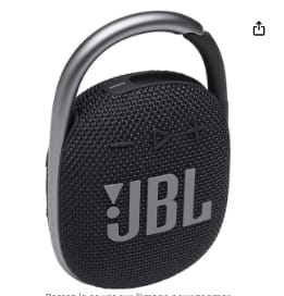 JBL CLIP 4 – Enceinte Bluetooth portable et légère avec mousqueton intégré à 23,44€