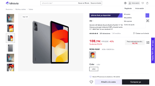 Xiaomi Redmi Pad SE 11” [4GB + 128GB] por 98,79€