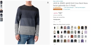 Jack & Jones herentrui voor €15,99
