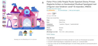 Fisher-Price Little People Kasteel - Disney Prinses Magisch Kasteel