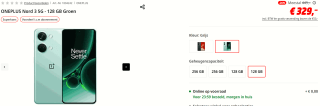 OnePlus Nord 3 128 GB voor €329 bij de Mediamarkt