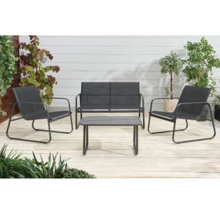 Salon de jardin Milano - 4 Places + table basse à 69,95€