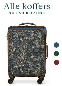 €50 korting op alle koffers bij Pip Studio