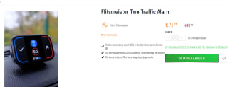 Flitsmeister TWO - waarschuwingsmelder voor Flitsmeister PRO app (incl. 1 jaar PRO) voor €71,96 bij Chromeburner