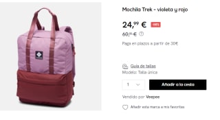Mochila de 24L Columbia Trek™ por 24.99€