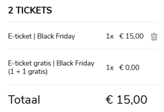1+1 gratis op Batibouw tickets