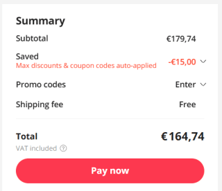 Dreame D9 Max Gen 2 robotstofzuiger 6000 Pa voor €164,74 dmv code bij Aliexpress