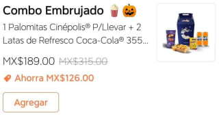 Didi Food Combo Embrujado a $189 MXN