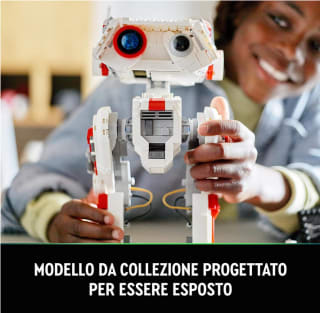 Droide BD-1 articulado 31cm Lego Star Wars y placa informativa con mini-réplica 1.062 piezas por 84,99€