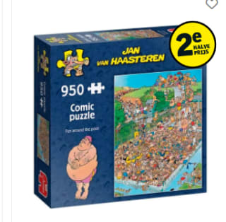 2 puzzels van Jan van Haasteren en/of Wasgij 950 stukjes voor €15 bij Kruidvat
