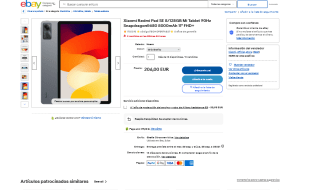 Xiaomi Redmi Pad SE 8GB 28GB versión global por solo 175,10€