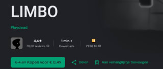 LIMBO: voor Android voor €0,49