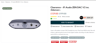 iFi Audio ZEN DAC V2 + iSilencer+ Combo available for £129