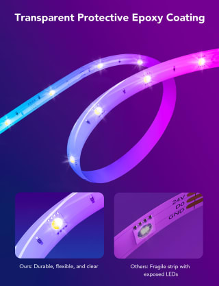 2x 10 meter Govee RGBICW smart LED Strip voor €45 dmv code