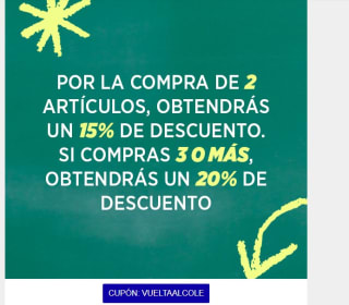 20% o 15% descuento en la vuelta al cole desde Joma