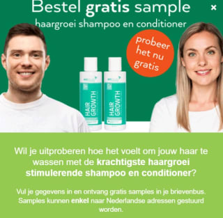 Gratis Neofollics Shampoo en Conditioner