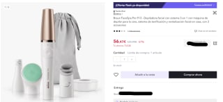 Braun hasta 66% + 30% EXTRA preciazos en afeitadoras y depiladoras