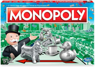 Jogo de tabuleiro Monopoly da Hasbro - R$ 80,99