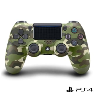 Controle da Sony Dualshock® 4, modelo Green Camouflage para PS4 - R$ 189