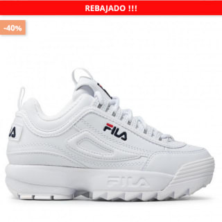 Zapatillas niña Fila disruptor 1010567.1fg a solo 48€