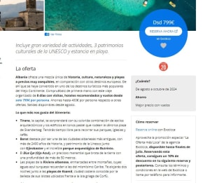 Escapada de 8 días a Albania con visitas, hoteles recomendados y vuelos desde solo 799€