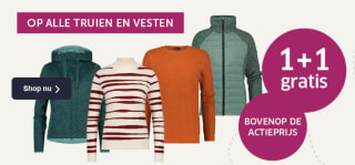 1+1 gratis op truien en vesten in de sale in de ANWB webwinkel