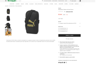 Bandolera o riñonera Puma por 8,78€