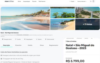 Viagem para Natal, São Miguel do Gostoso com Passagem Aérea, Hospedagem por 6 Noites com Café da Manhã, Transfer e Passeios - R$ 3.799