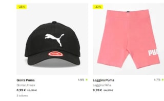 Recopilación Rebajas marca Puma desde 7,99€ en Sprinter