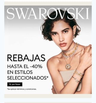 Hasta -40% Rebajas Swarovski.