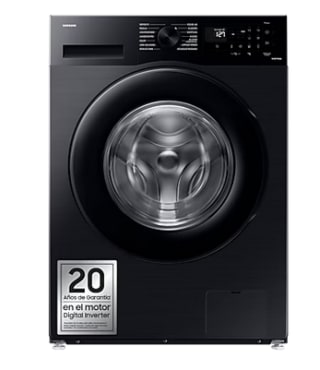 Lavadora Samsung Ecobubble Negra 9Kg por 356,63€
