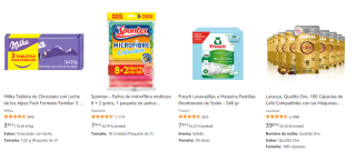 Ofertazas 2x1 en amazon en Cafés, suavizantes, Finish y mas cosas