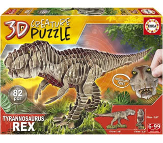 Educa - T-Rex Creature Puzzle 3D por 8€.
