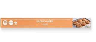 Papel de horno, 30 hojas (42 cm x 38 cm) amazon por 1,76€