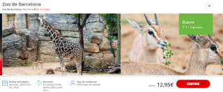 Entradas por solo 12,95€ al zoo Barcelona