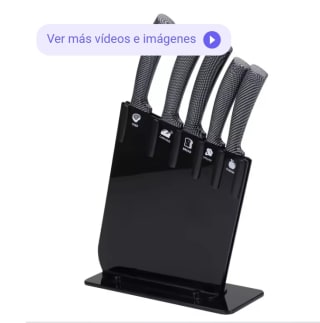 Juego de cuchillos de cocina San Ignacio con tacoma - Set completo para chefs y amantes de la cocina por 22,07€