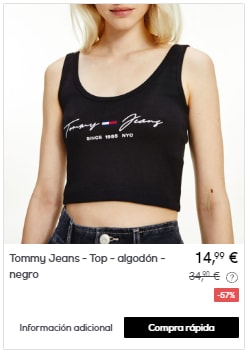 Tommy Jeans - Camisetas por menos de 18€