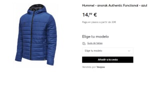 Anorak para Hombre Hummel Authentic Functional por 14.99€