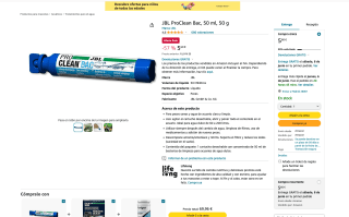 JBL ProClean Bac 50ml 50g por solo 5,60€