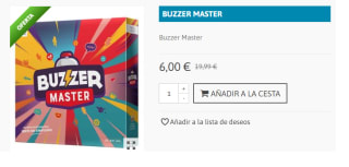 Juego de Mesa Buzzer Master por 6€
